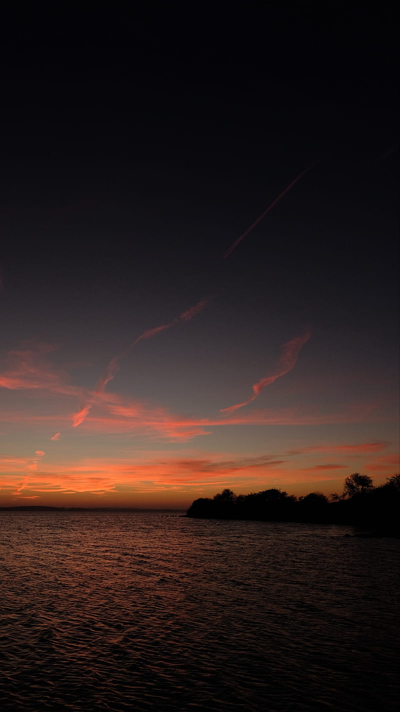 800x1422 HD sunset amoled wallpaper