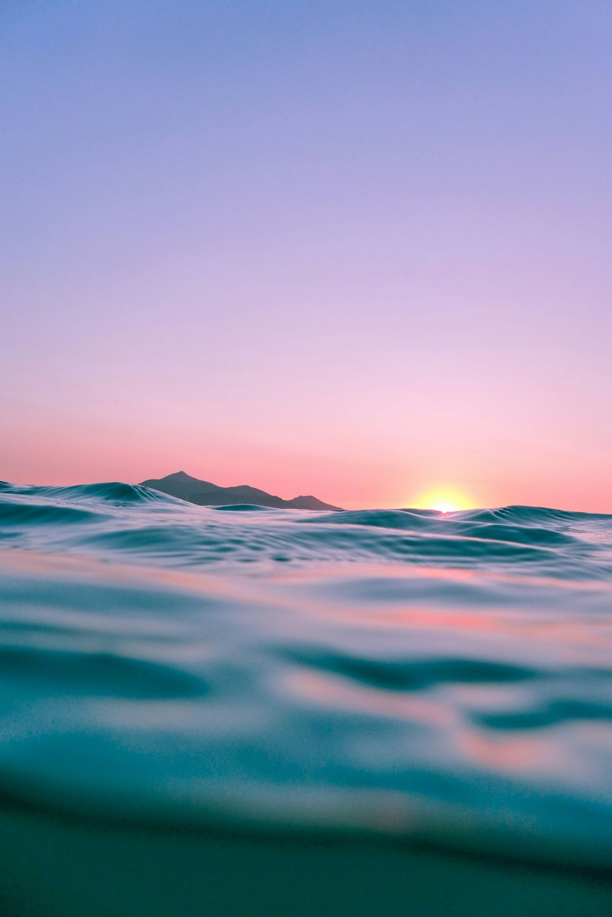 1200x1798 Sunset From The Ocean HD