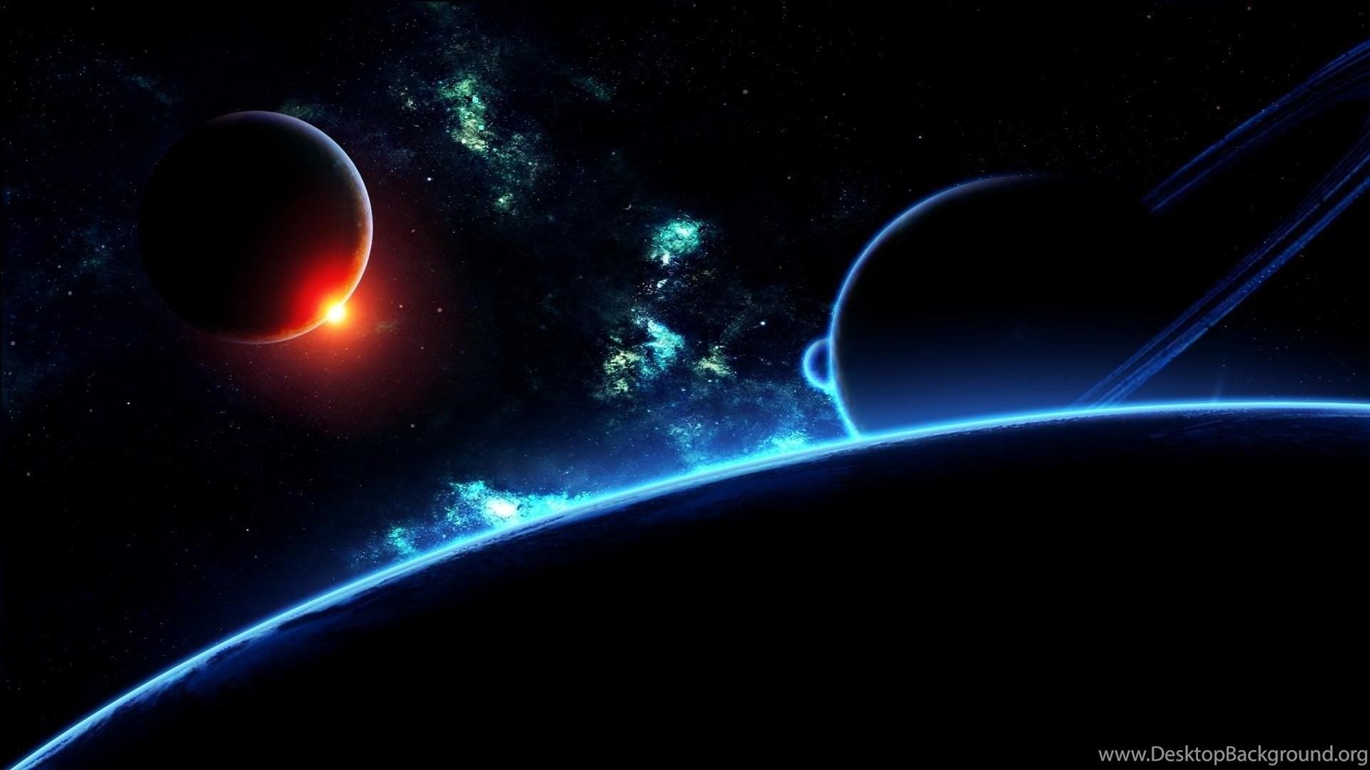 1920x1080 Wallpaper Dark Matter Behind The Planet Free Desktop Background