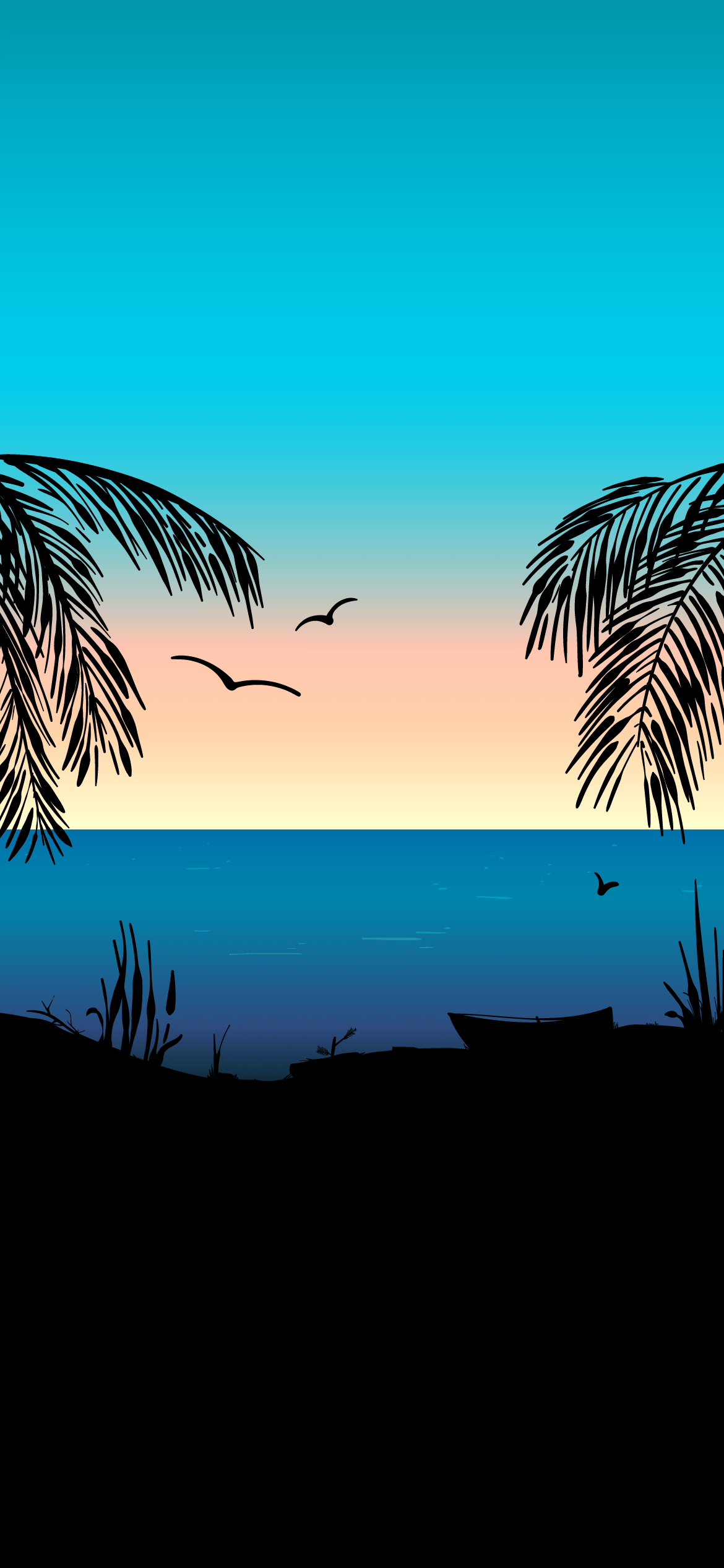 1170x2535 Oled Summer Wallpaper