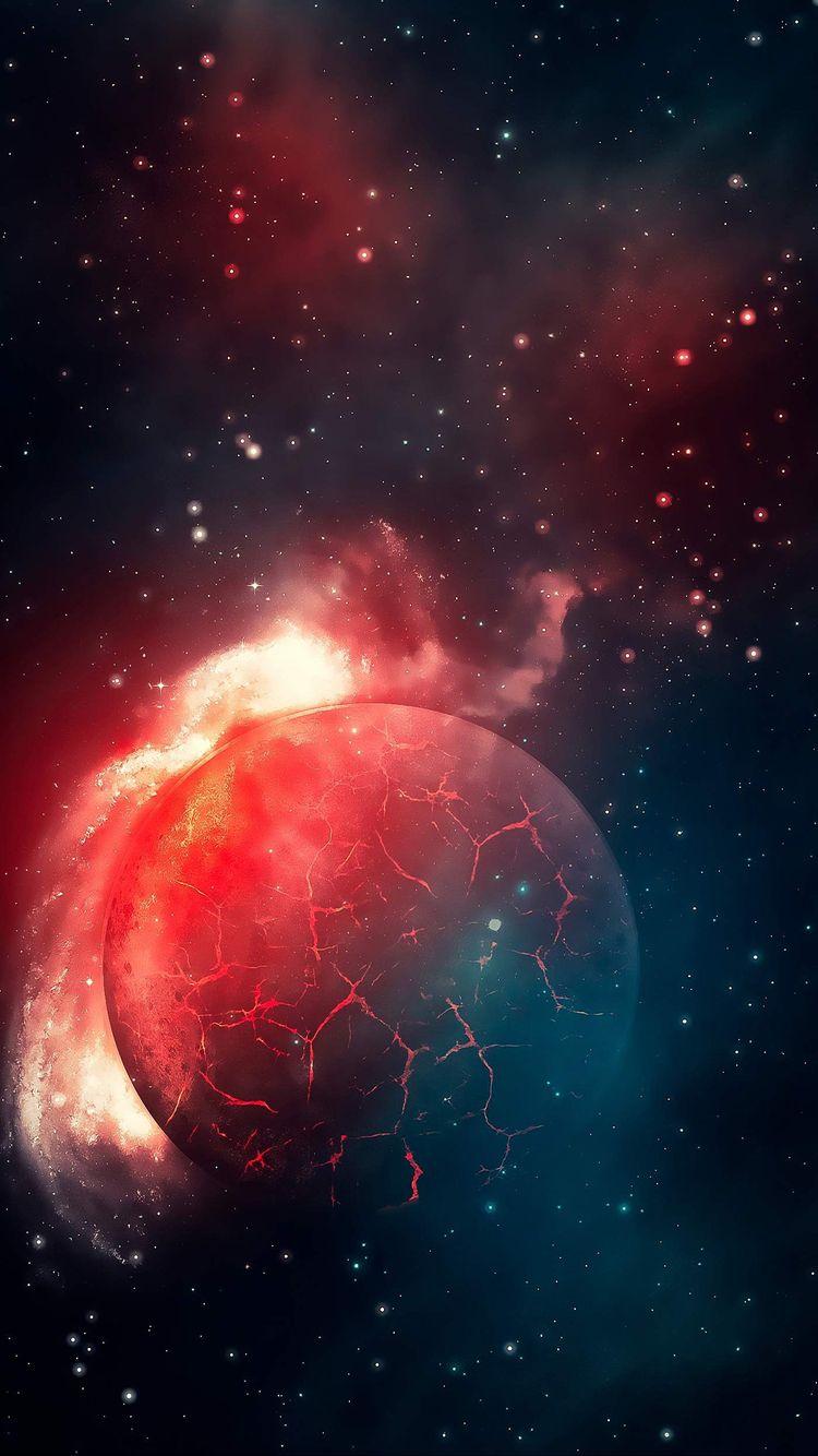 750x1334 Dark Matter iPhone Wallpaper HD