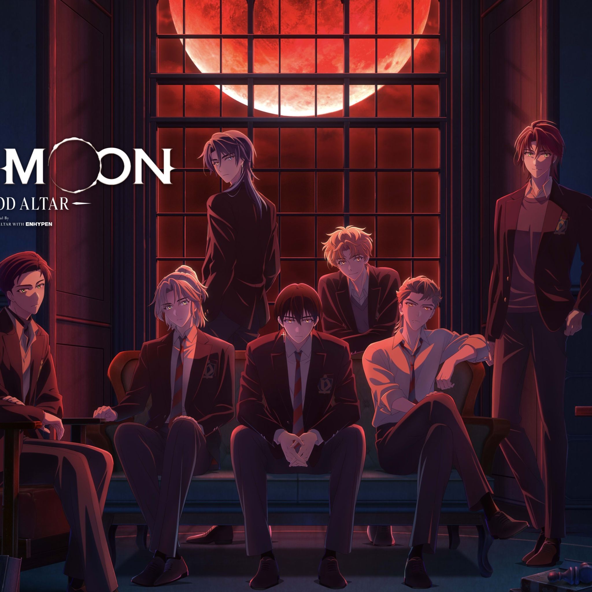 2048x2048 Dark Moon: The Blood Altar Wallpaper 4K, Anime poster