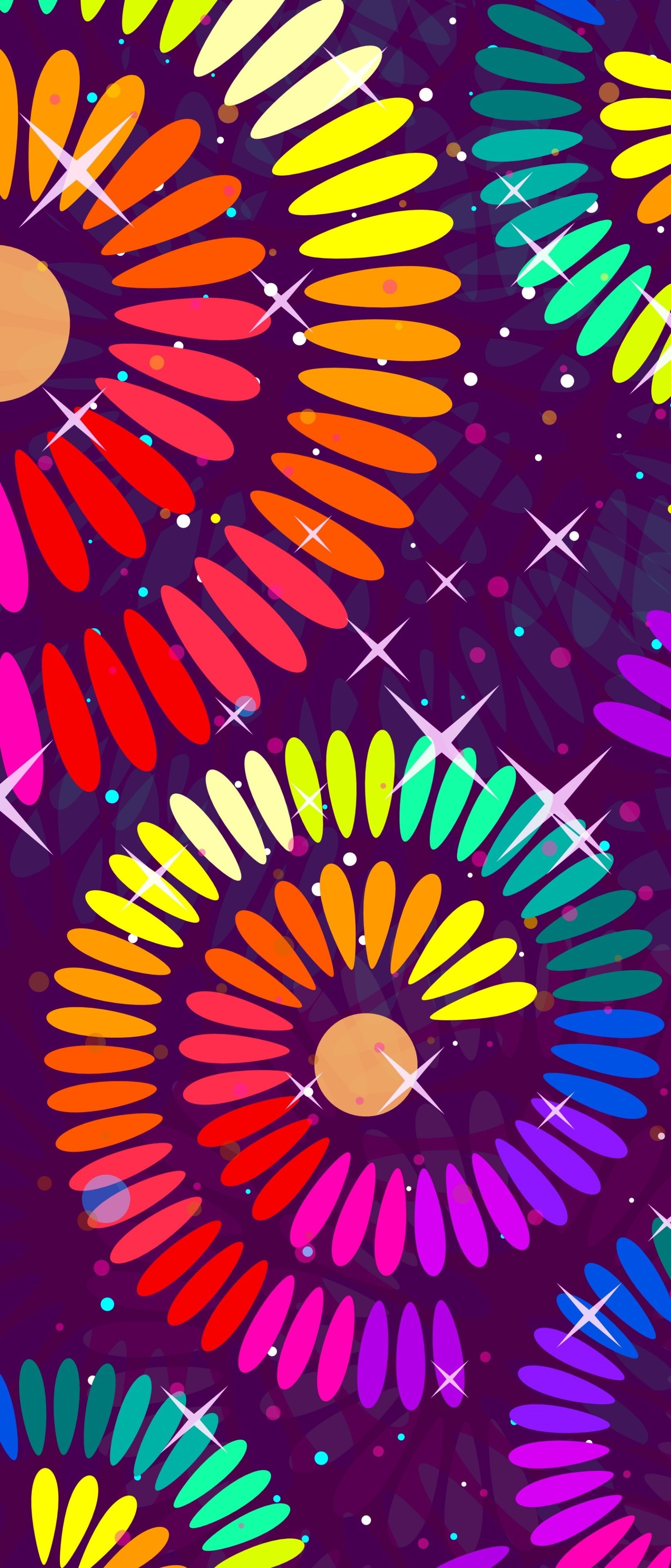 1644x3840 Color Phone Wallpaper, HD Background