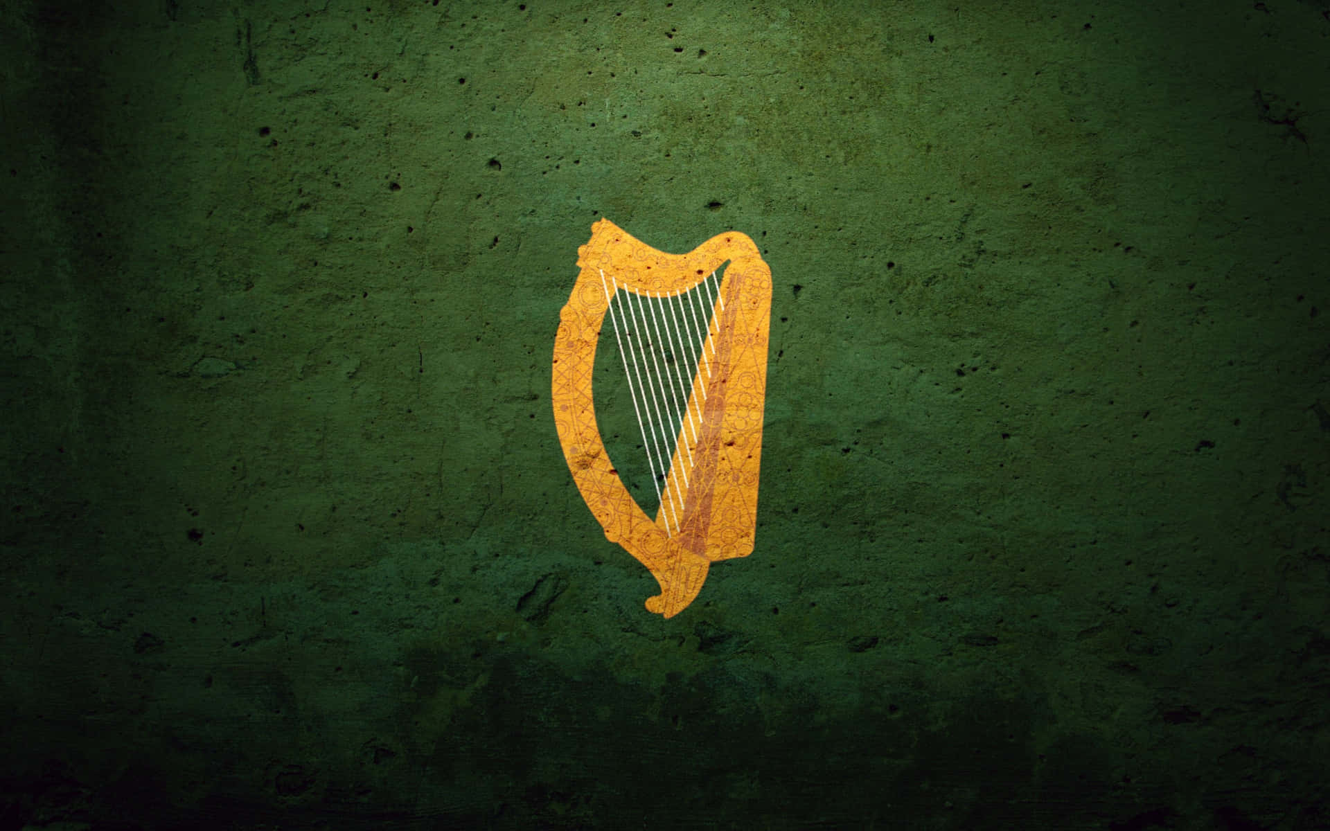1920x1200 Download Wooden Celtic Irish Harp Wallpaper