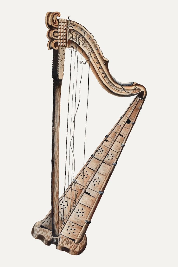 740x1110 Irish harp Image