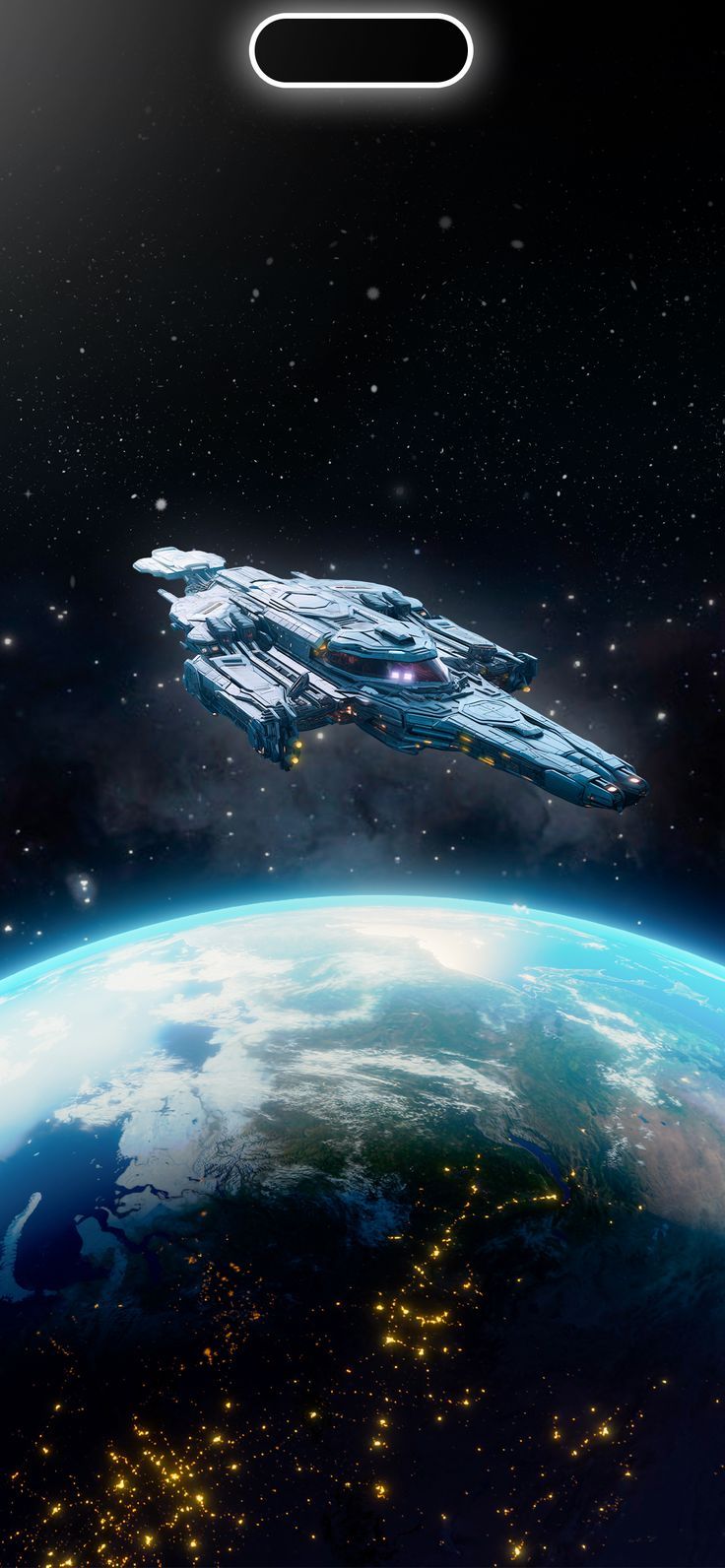 736x1592 Space iPhone 15 Plus Wallpaper
