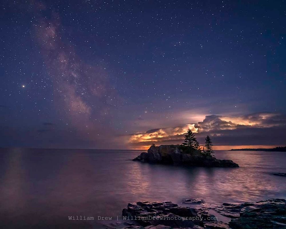 1000x800 Hollow Rock Space and Storms Minnesota Removable Wallpaper by William Drew Photography