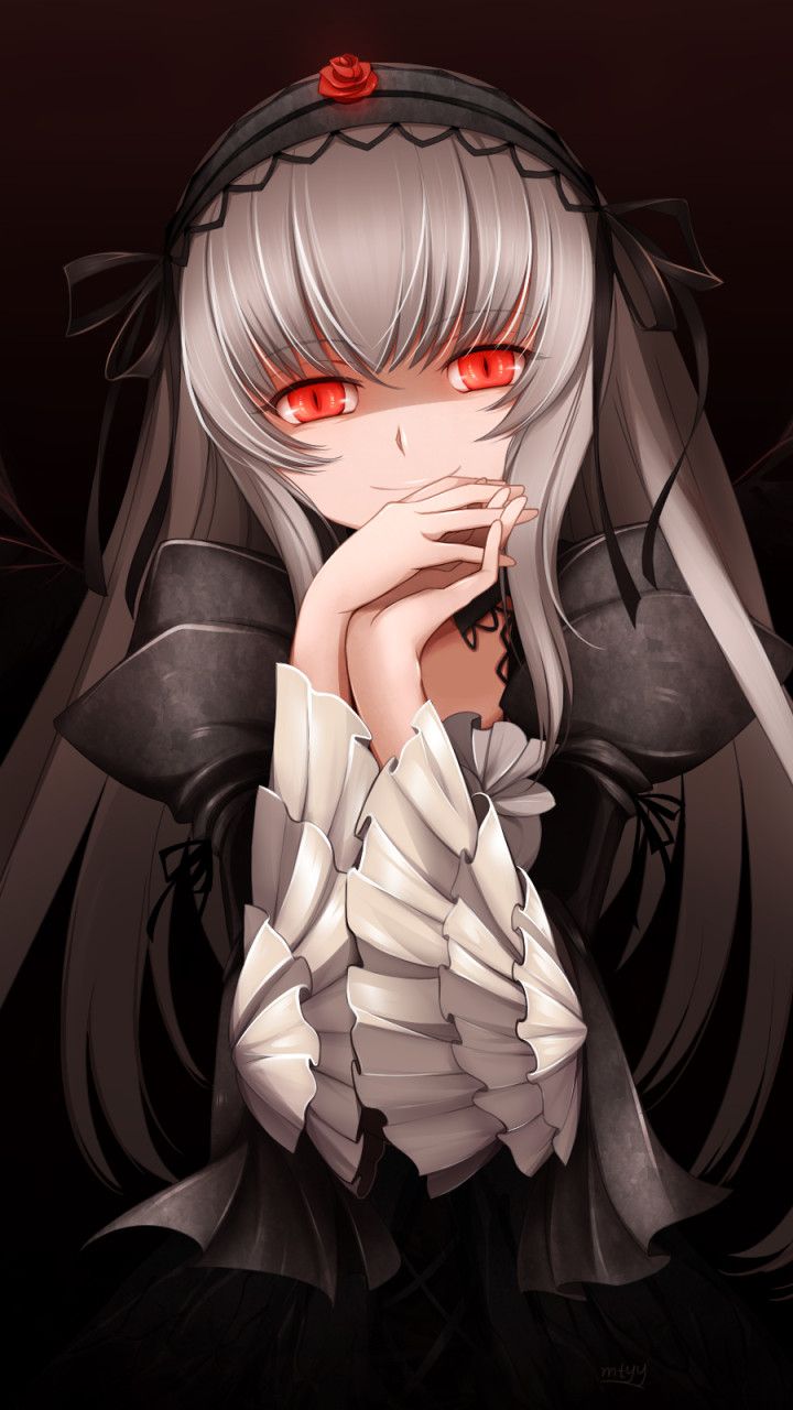 720x1280 Red Eyes Anime Girl Wallpaper 22135