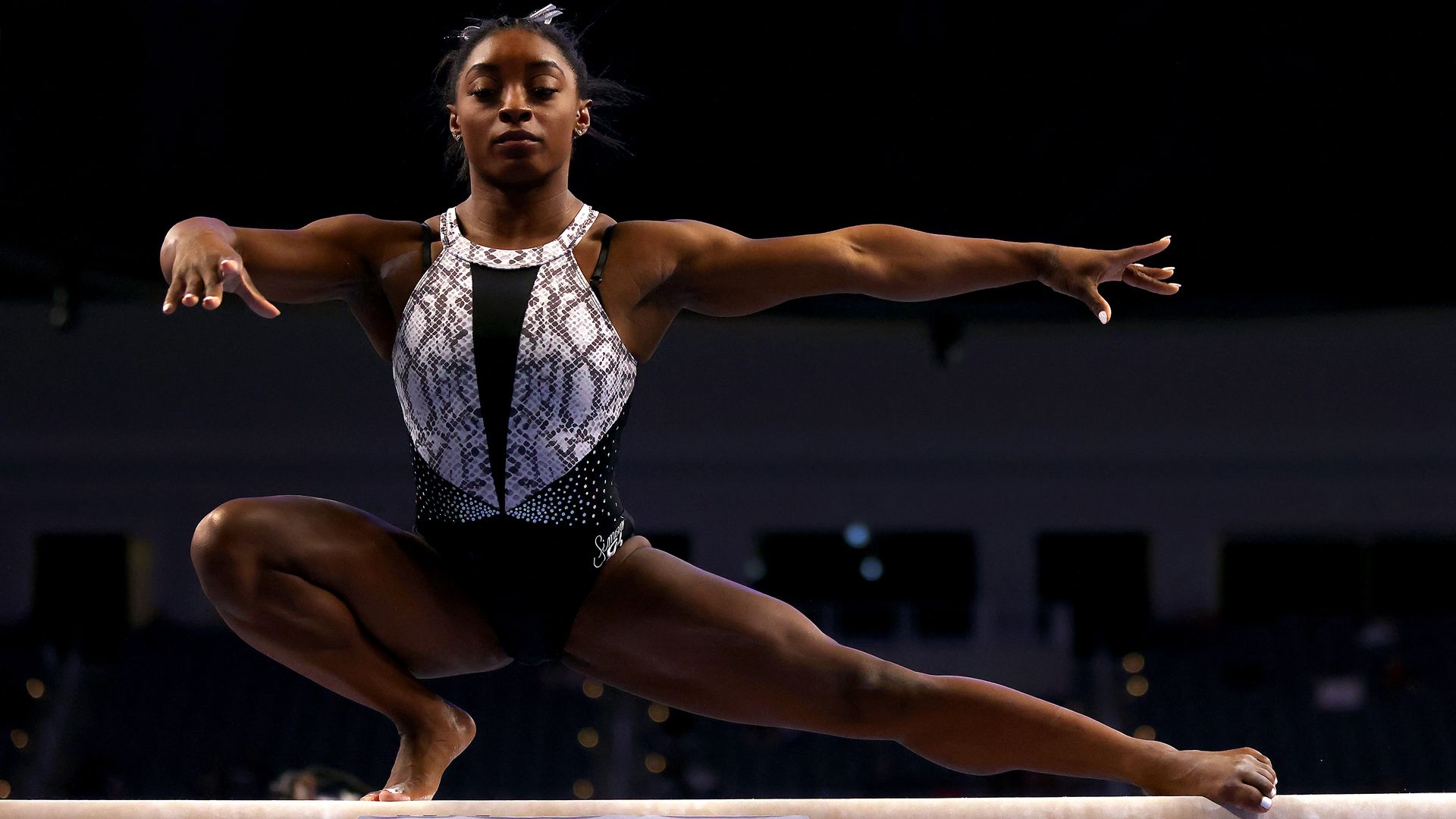 1920x1080 Simone Biles wins record 7th national women's gymnastics title