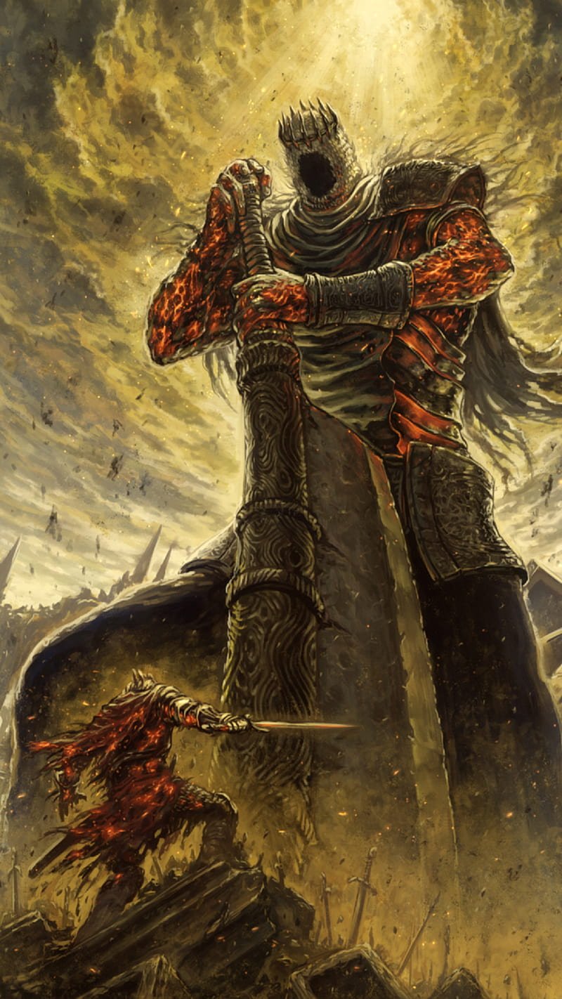 800x1422 Dark Souls 3 Yhorm, HD phone wallpaper
