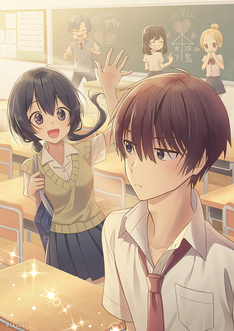 800x1132 Students, school, study, anime, art, HD phone wallpaper