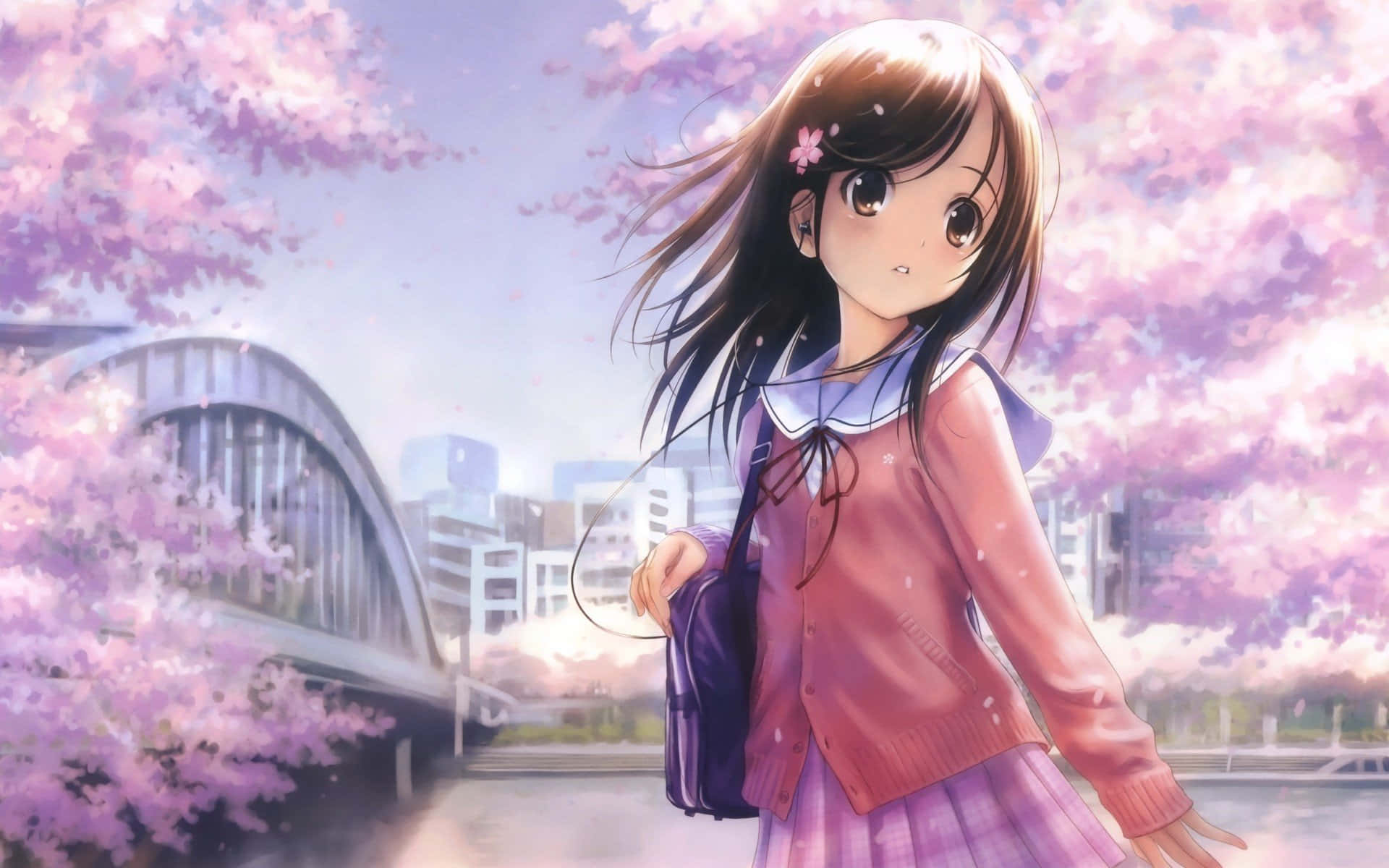 1920x1200 Download Kawaii Cute Anime Student Picture