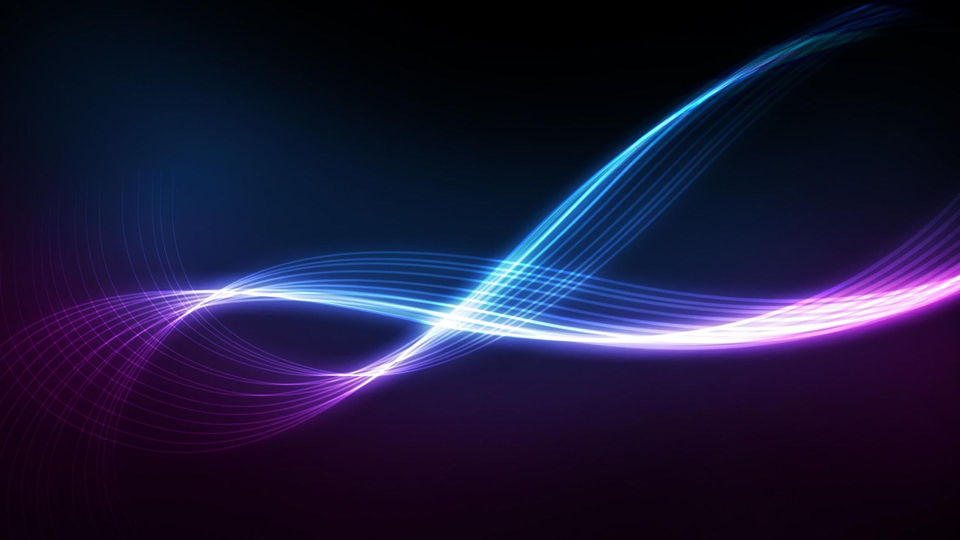 1920x1080 Lines Glow Flow Abstract Art Design Wallpaper