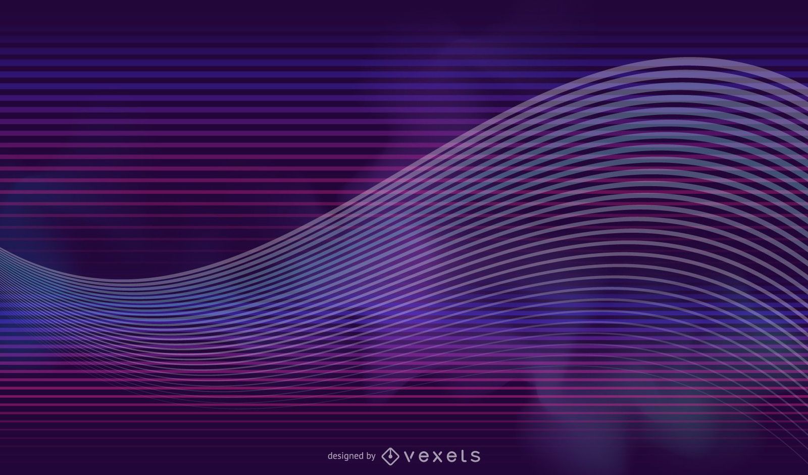 1600x941 Rainbow Neon Glow Waves & Lines Background Vector Download