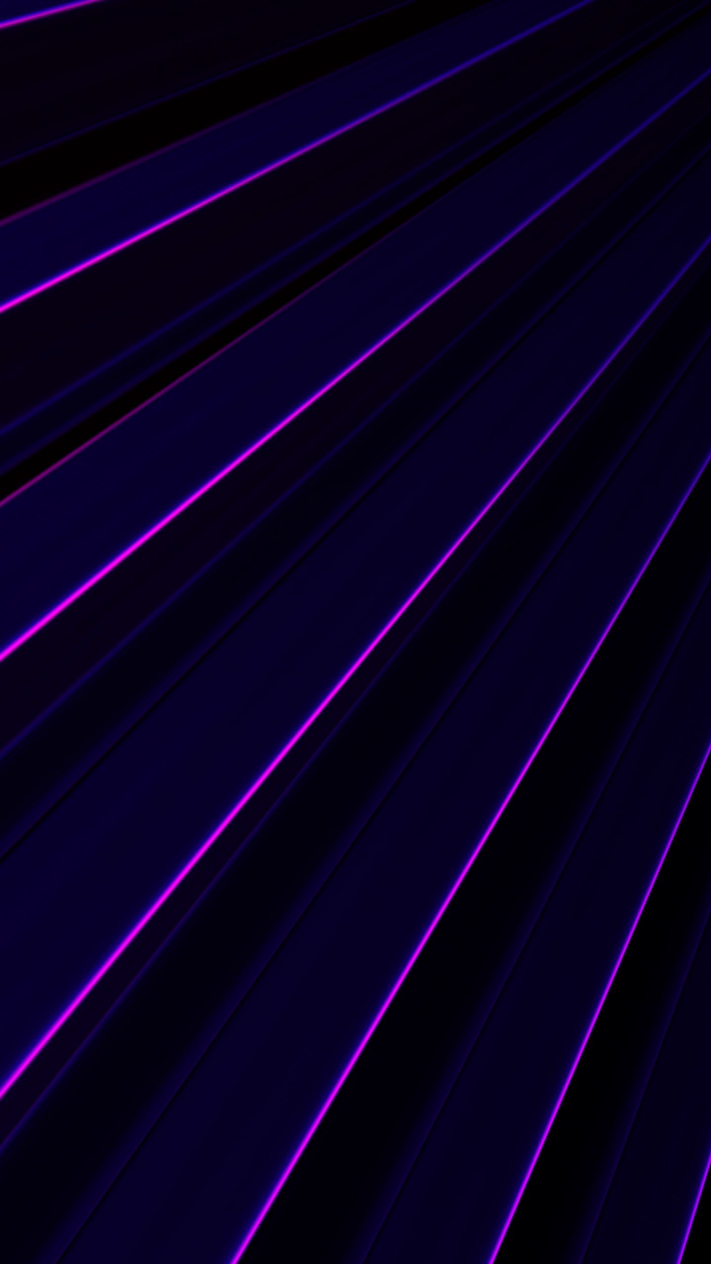 1440x2560 Download wallpaper 1440x2560 lines, stripes, neon, obliquely, glow, purple qhd samsung galaxy s s edge, note, lg g4 HD background