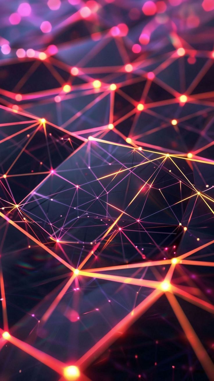 736x1308 Wallpaper glowing, geometric, patterns, luminous, shapes, radiant, symmetry, illuminated, design, abstract, lines, lights, Abstract 4K by AIArtIO. Download wallpaper glowing, geometric, patterns, luminous, shapes, radiant, symmetry, illuminated, design
