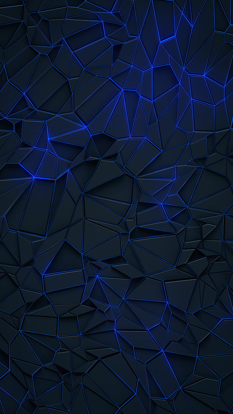 800x1422 Neon line blue, beauty, black, dark, destruction, glow, in, iphone, HD phone wallpaper