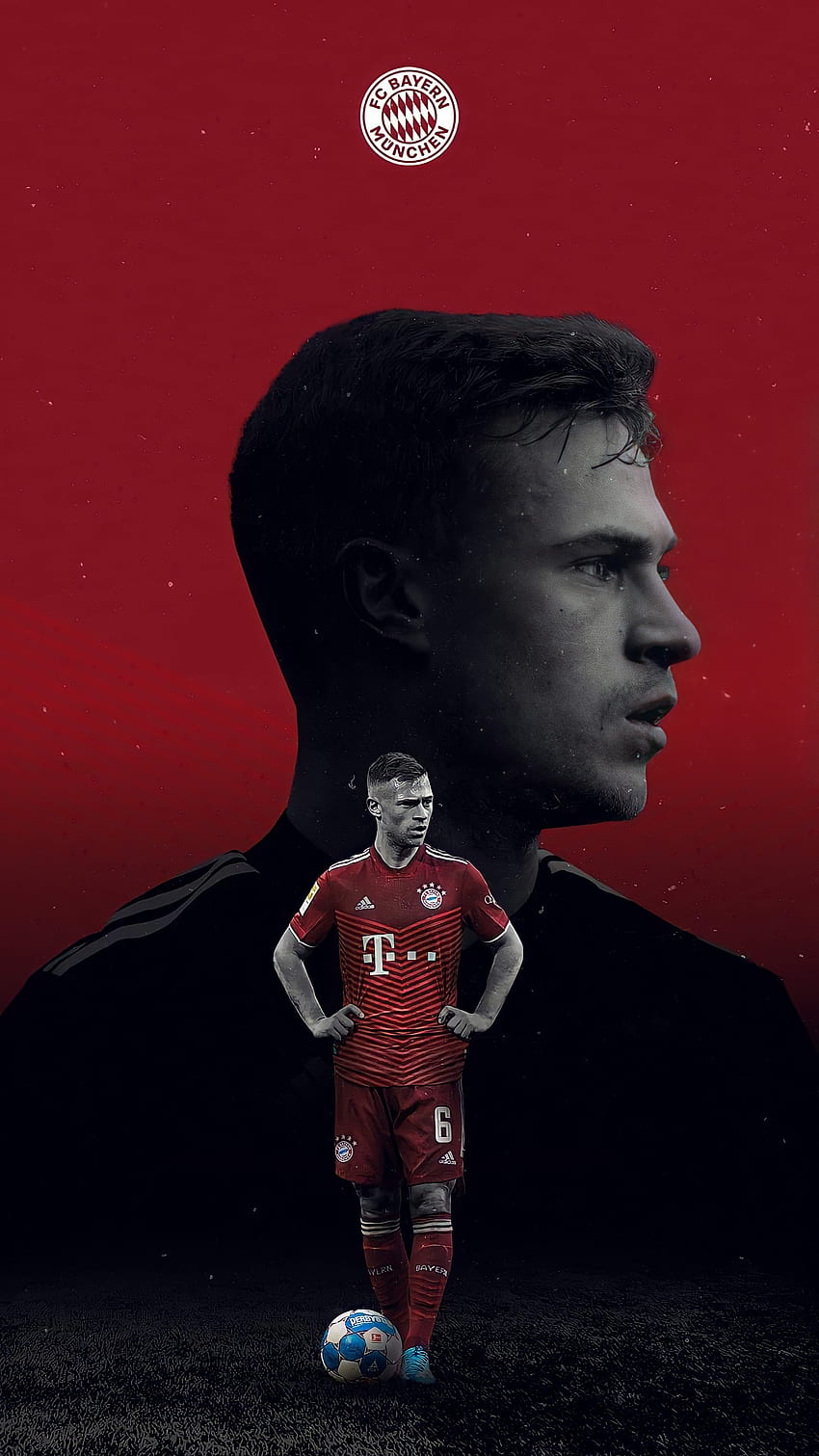 850x1511 Pin auf Soccer, Joshua Kimmich HD phone wallpaper