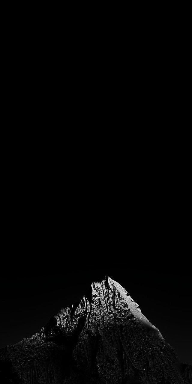 640x1280 DARK MOUNTAIN 7K WALLPAPER