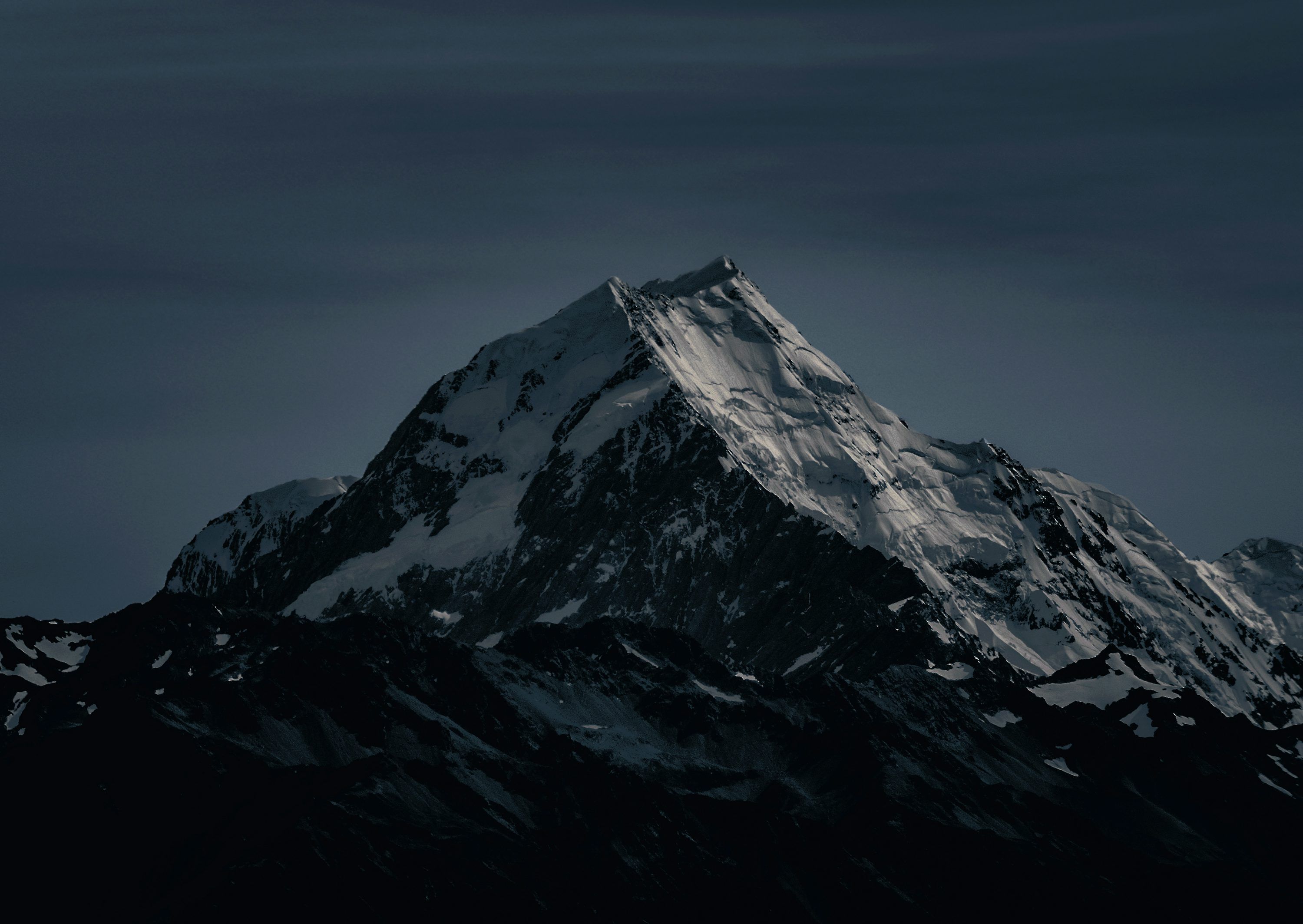 3000x2128 Dark Mountain Picture. Download Free Image