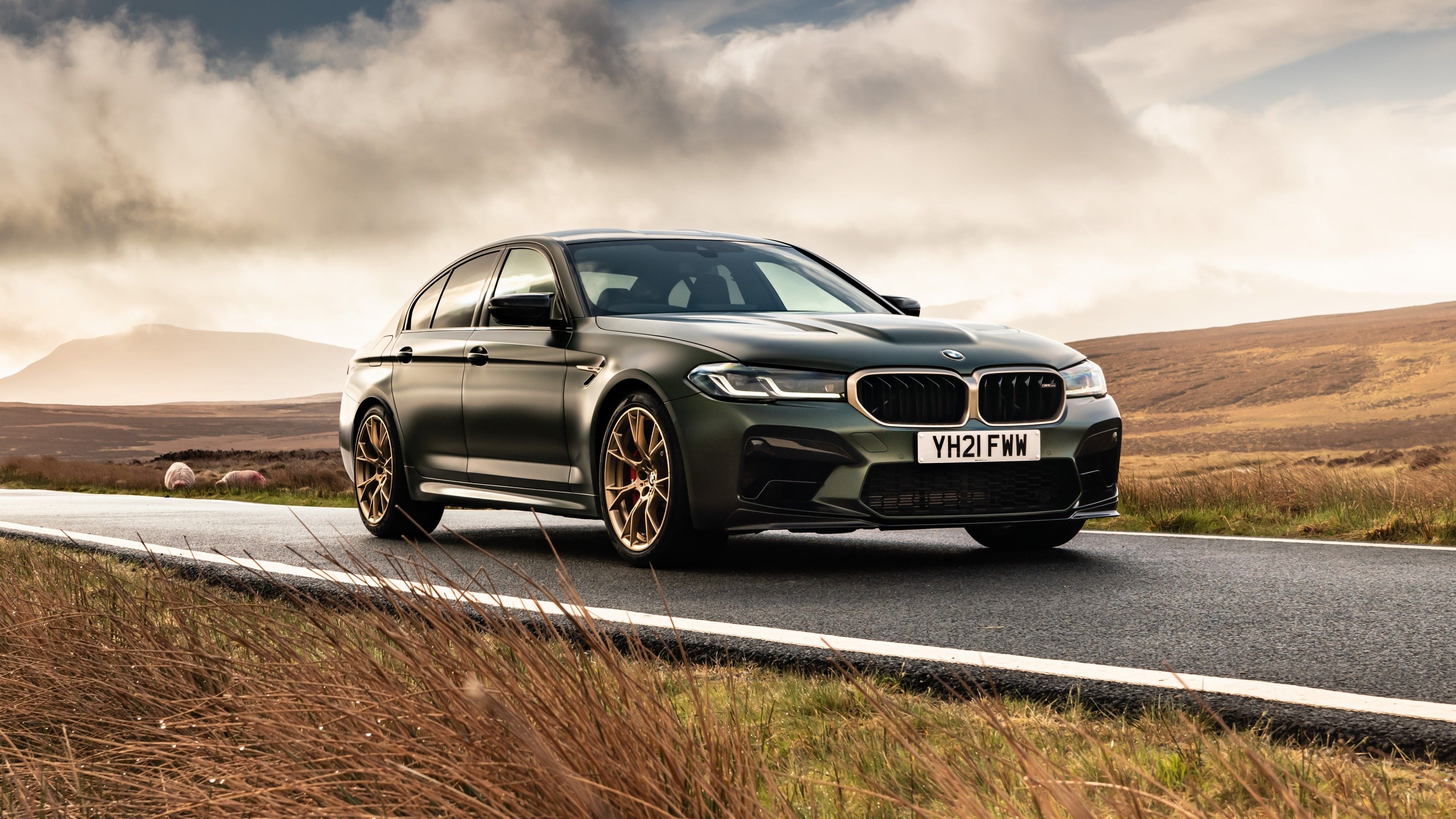 3840x2160 BMW M5 CS 2021 5K Wallpaper Car Wallpaper