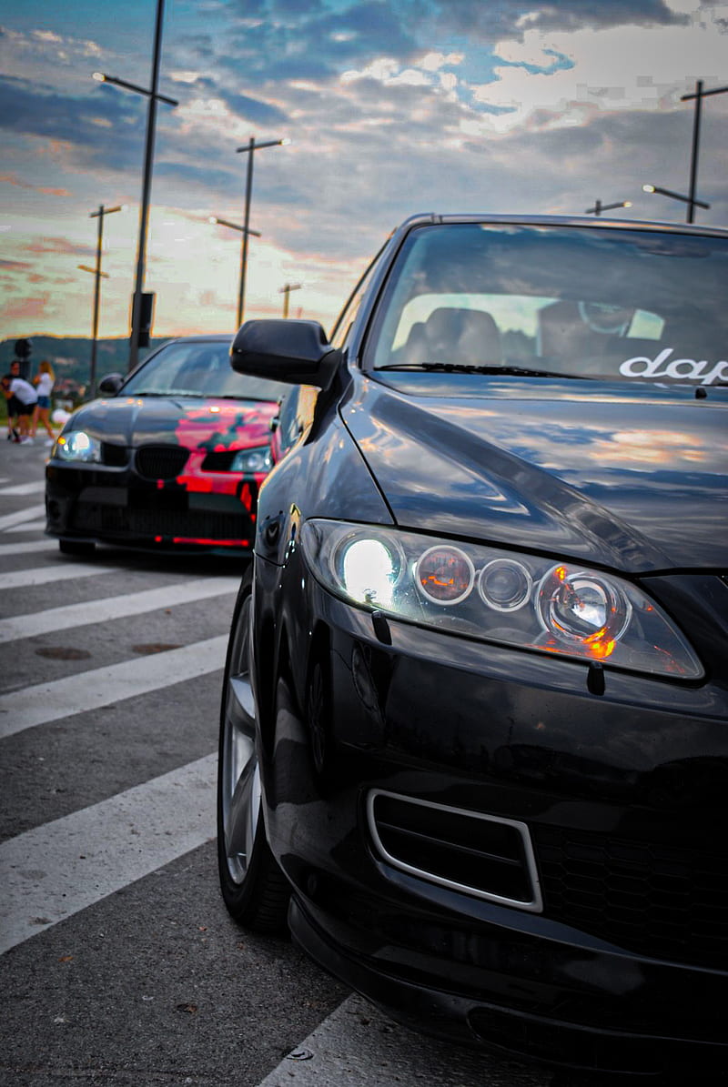 800x1195 Mazda black, carros, dapper, ibiza, mazda, seat, tuning, HD phone wallpaper