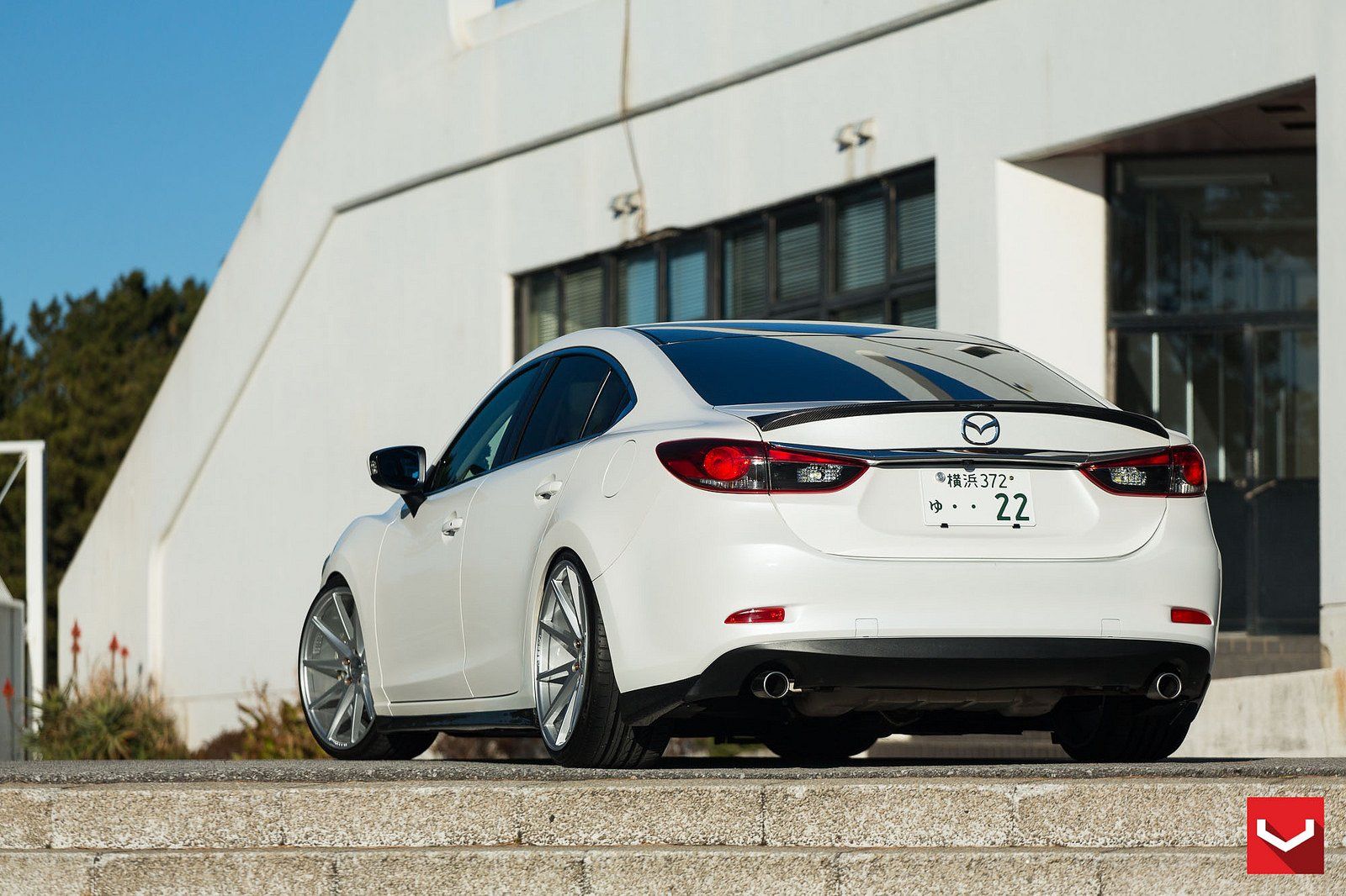 1600x1066 cars, Vossen, Tuning, Wheels, Mazda White Wallpaper HD / Desktop and Mobile Background