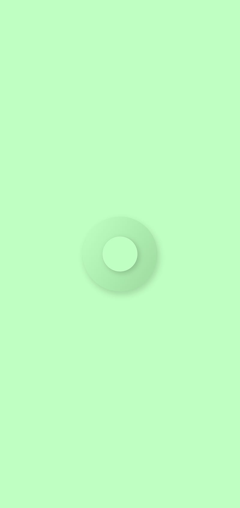 800x1689 Circle and triangle, desenho, flat, green, minimal, mint, premium, HD phone wallpaper