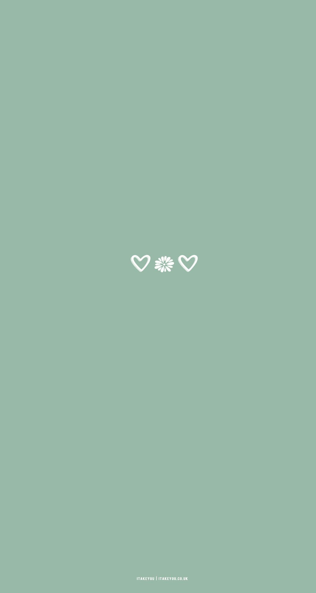 1020x1915 Green Minimalist Wallpaper, HD Background