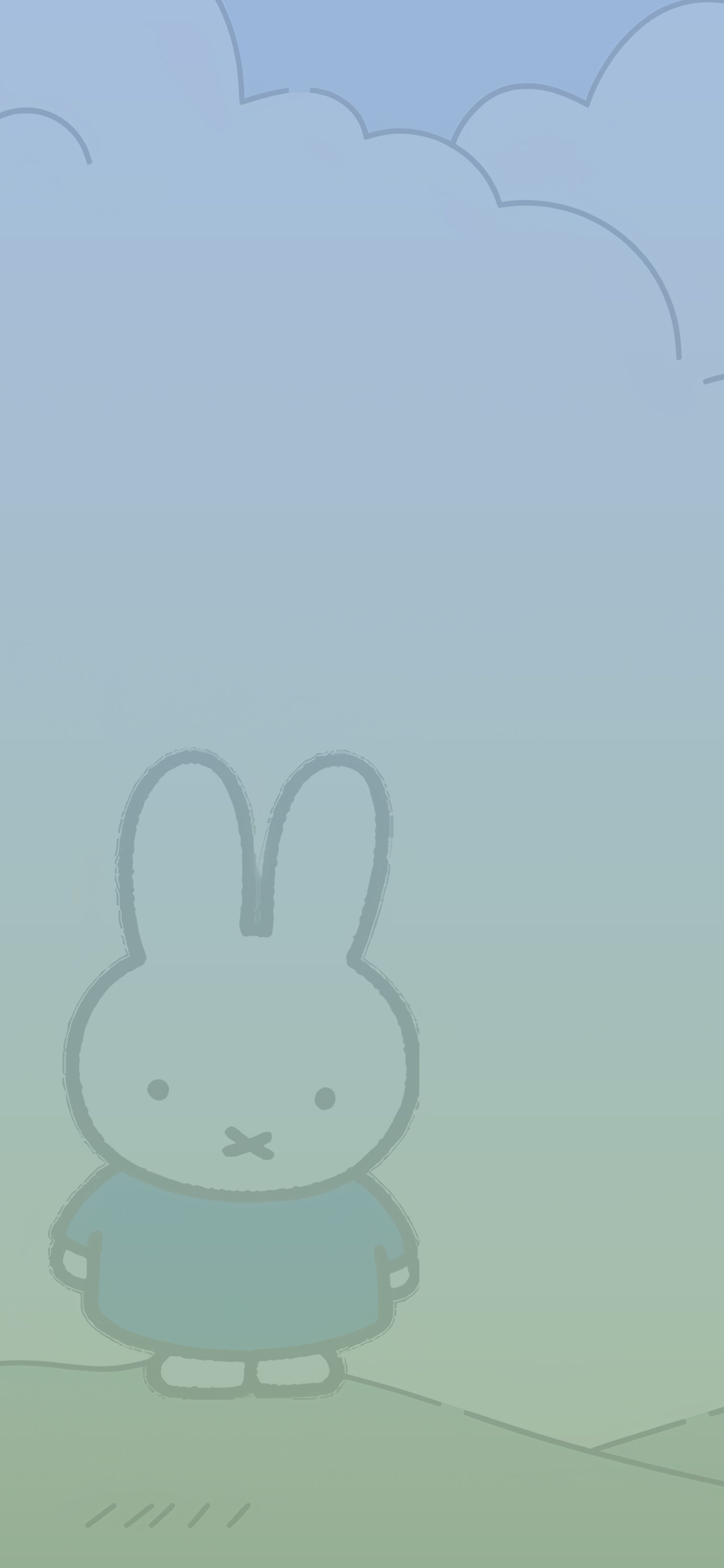2000x4329 Cute Miffy Positive Wallpaper Wallpaper for iPhone