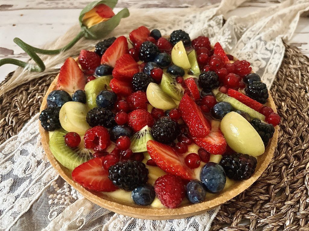 1024x768 Sweet Fruit Tart