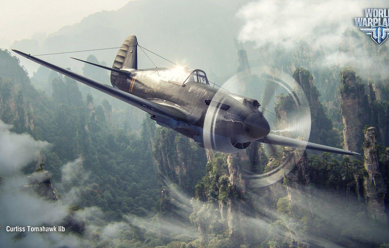 1332x850 Wallpaper Fighter, World Of Warplanes, WoWp, Curtiss P 40