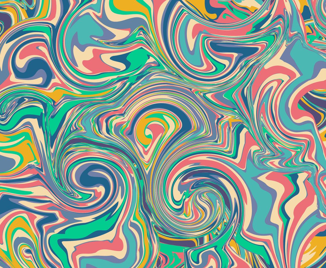 1136x936 Abstract Psychedelic Retro Wave Background