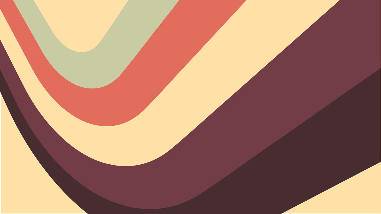 1280x720 Download Abstract Wave Retro. Royalty Free Vector Graphic