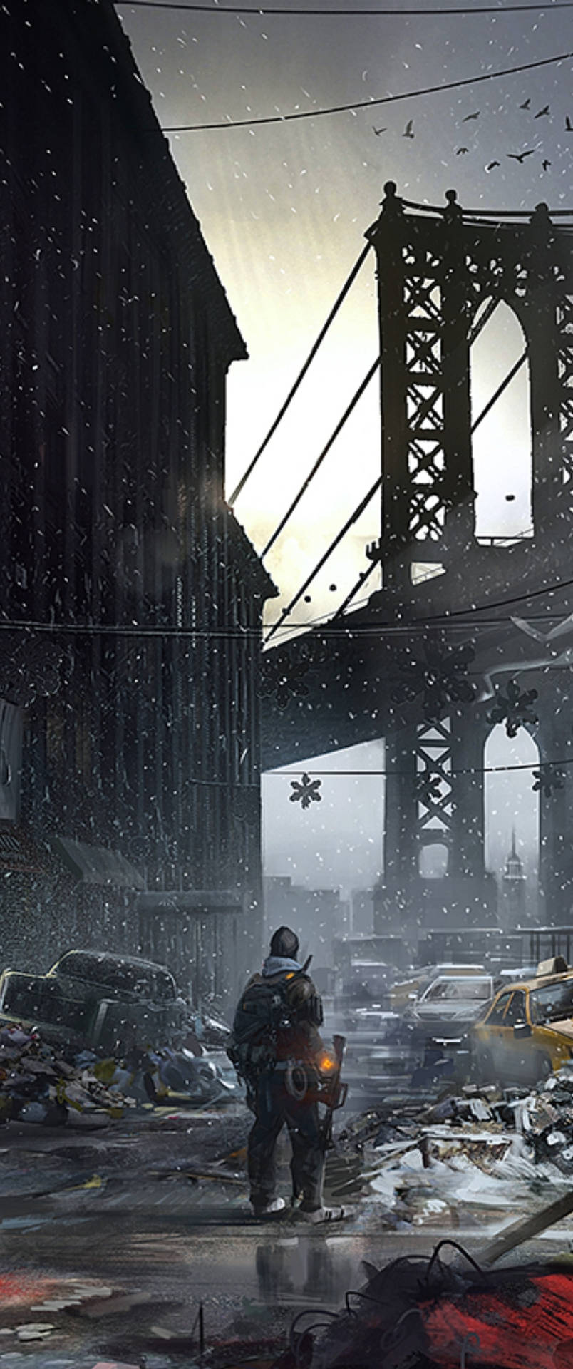804x1920 The Division Phone Wallpaper