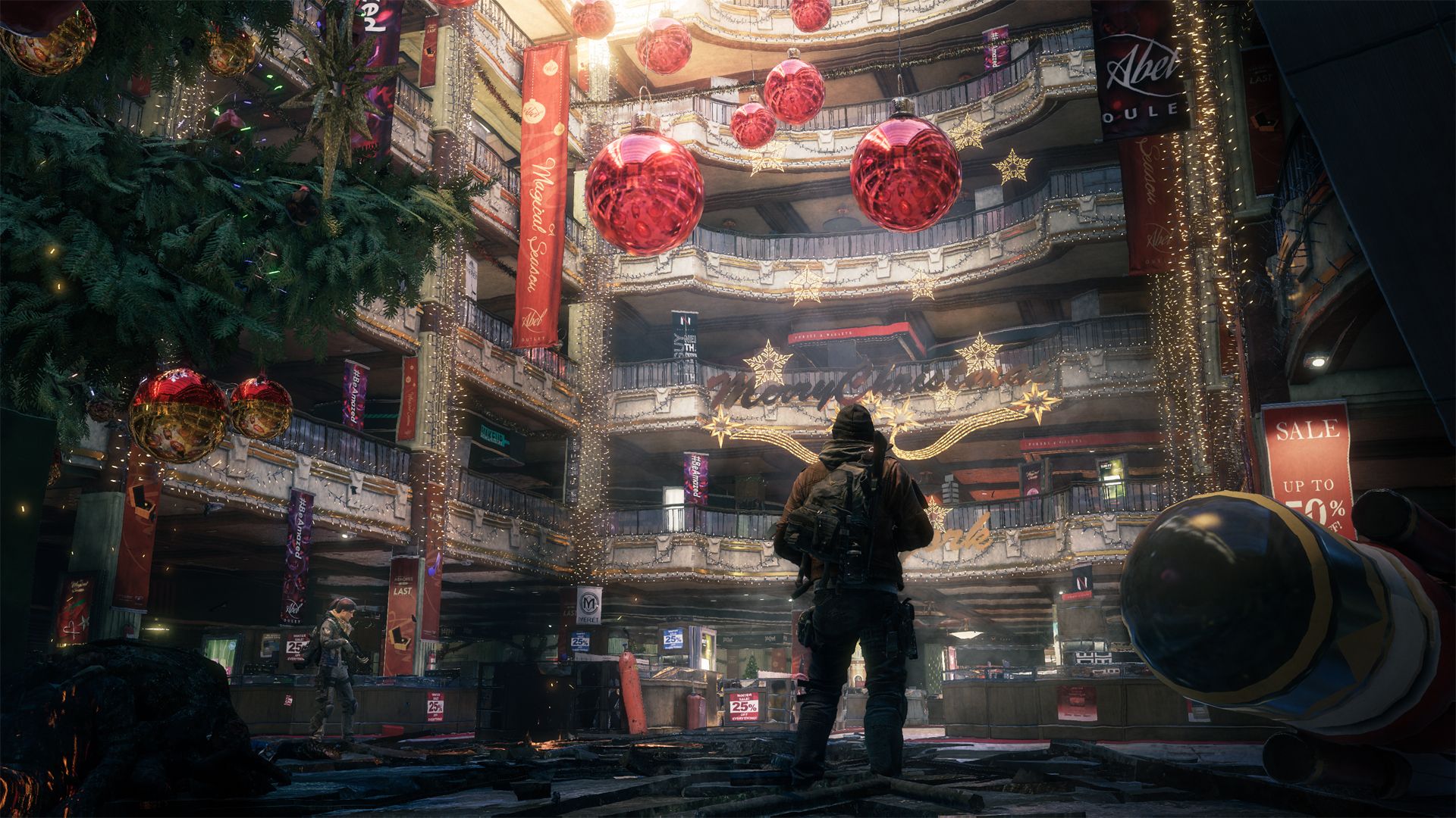 1920x1080 The Division screenshots show a very festive apocalypse