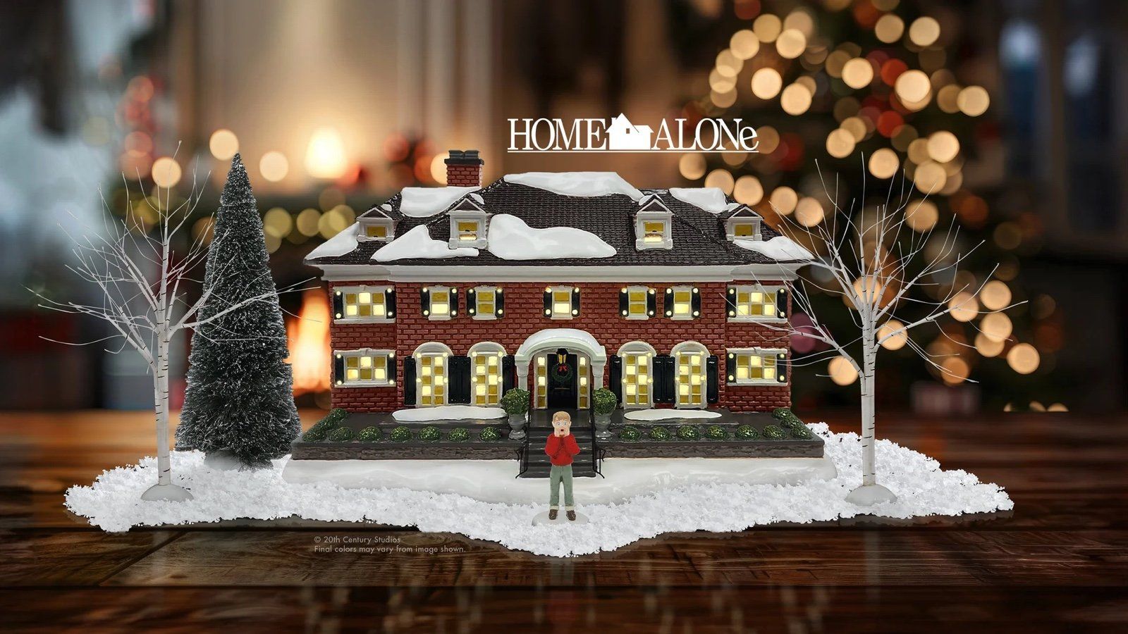 1600x900 Set of 2 Department 56 McCallister Home Alone house Village and Kevin figure