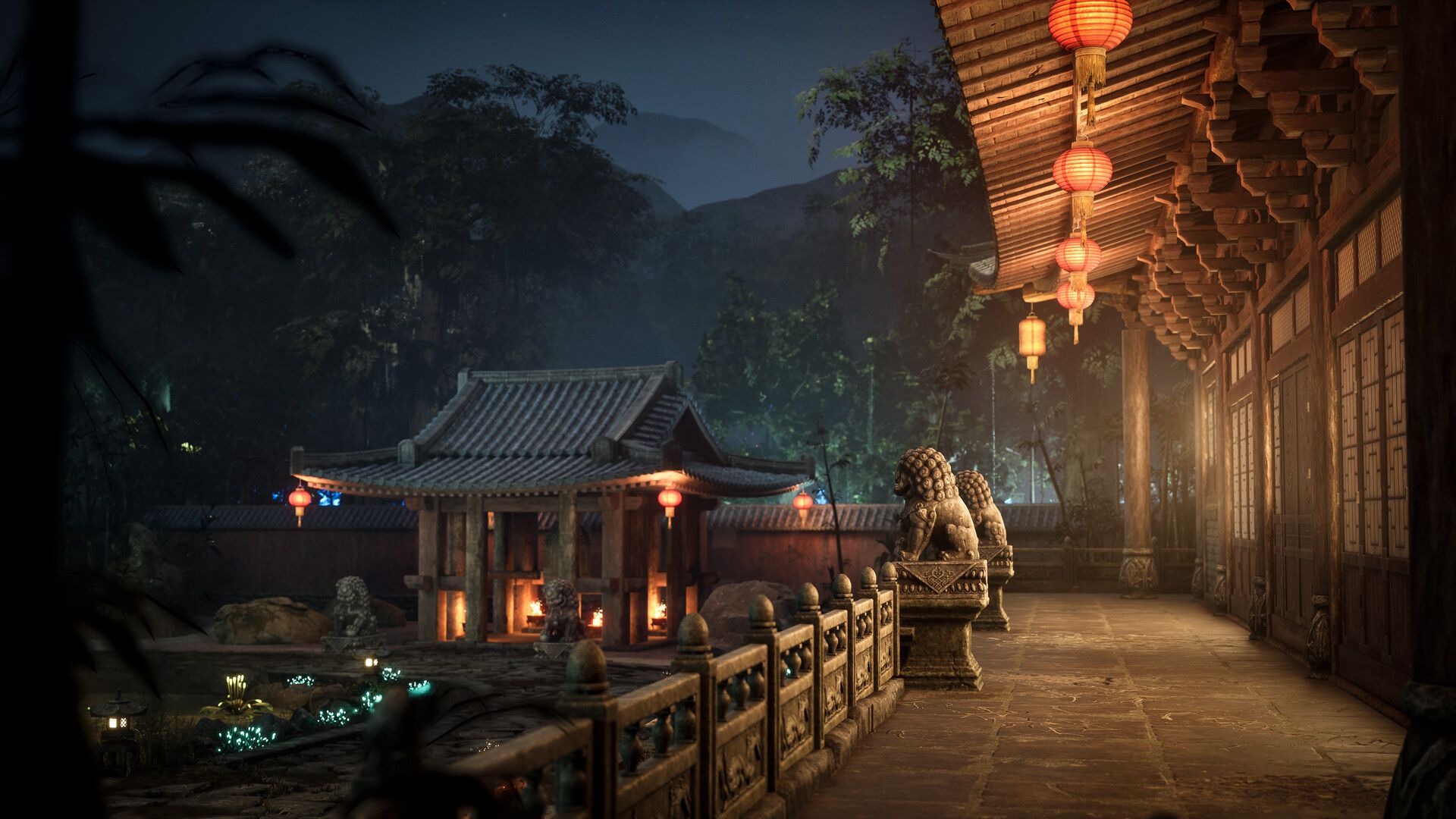 1920x1080 Chinese Fantasy Temple