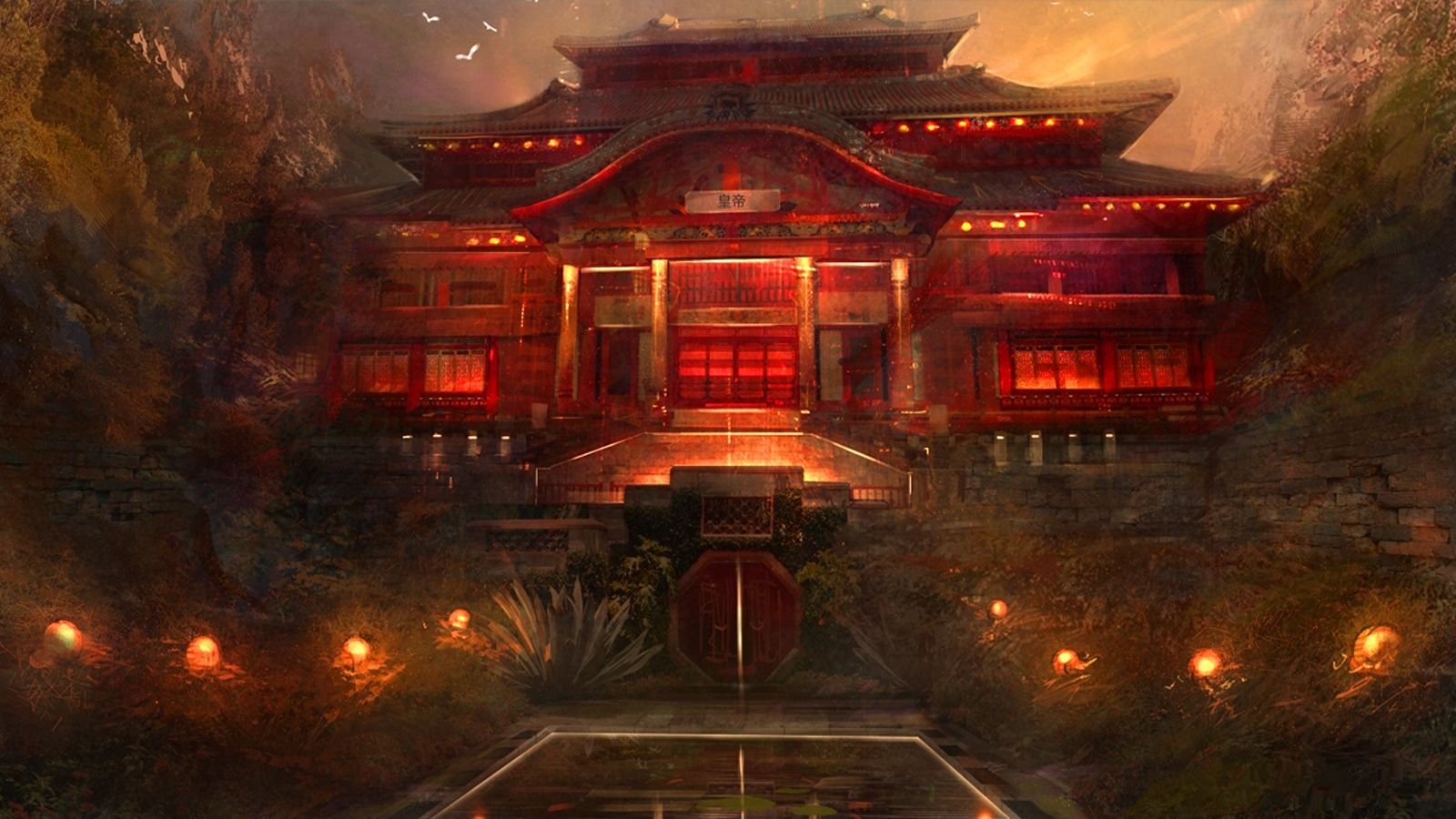 1600x900 Chinese Old Temples Wallpaper