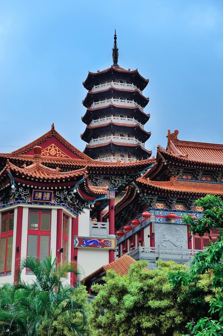 740x1113 Chinese temple Image