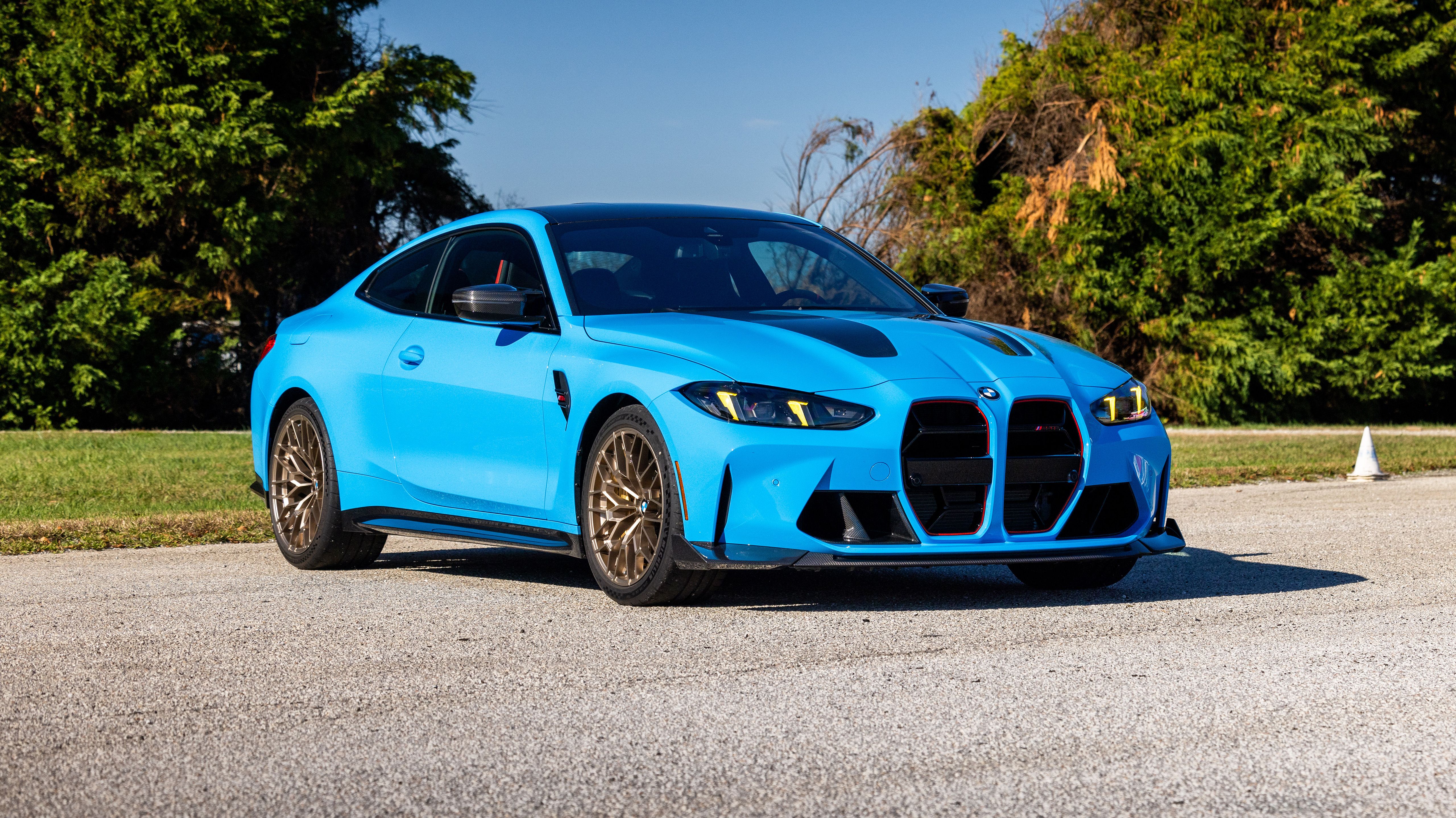 5120x2880 Blue 2025 BMW M4 CS Car 4K 5K HD Cars Wallpaper