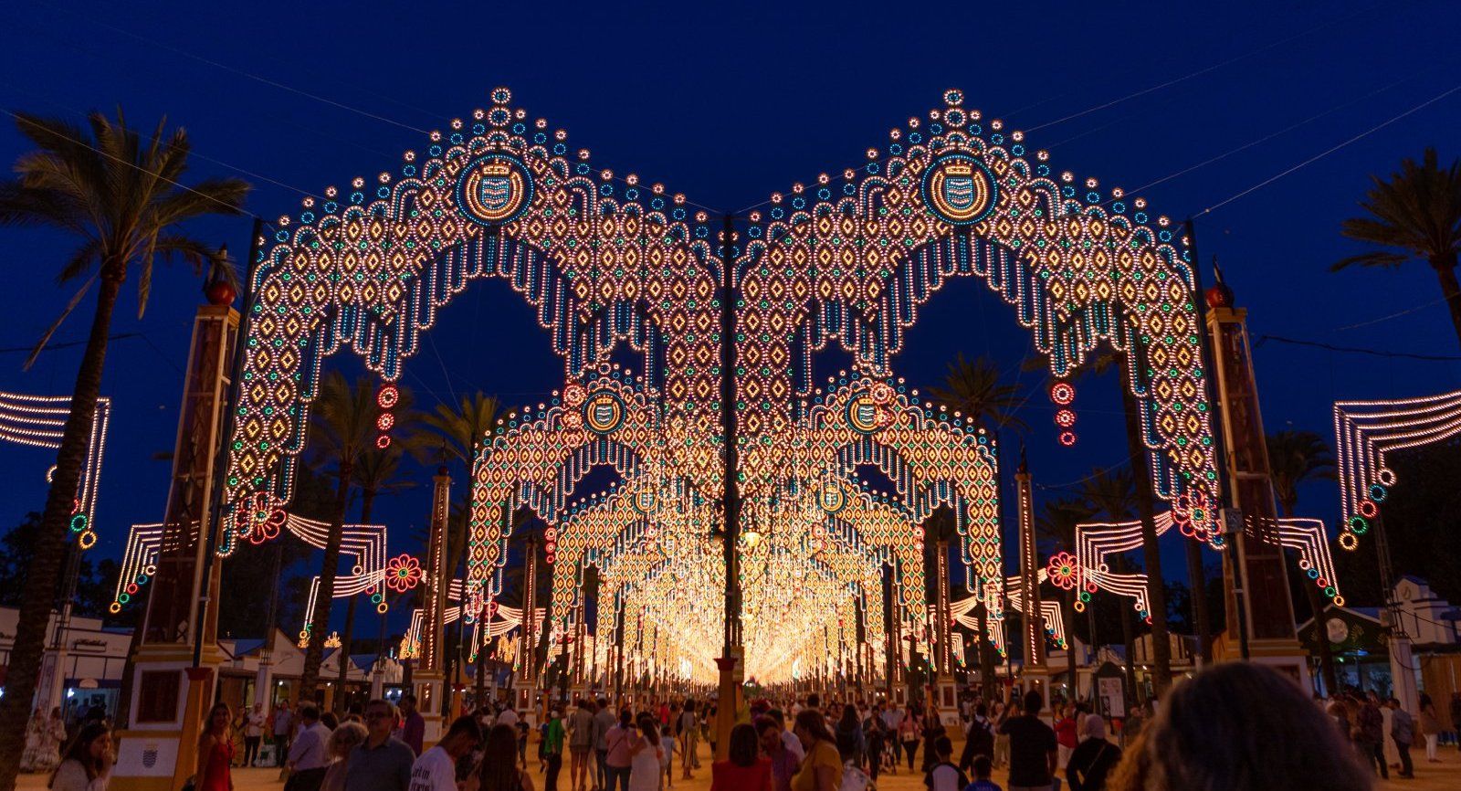 1600x866 Jerez de la Frontera Fair illumination. Ximenez Iluminación