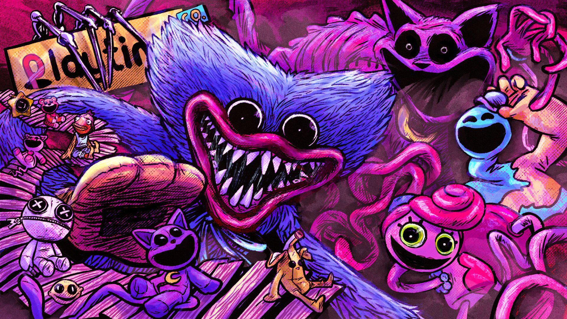 1920x1080 The Wrongside Outimals (and a gameplay item) were revealed in the Poppy Playtime loading screen, months before Poppy Playtime Chapter 5 released