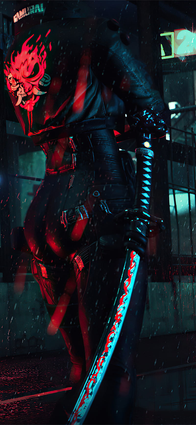 800x1733 Cyberpunk, games, gaming, HD phone wallpaper