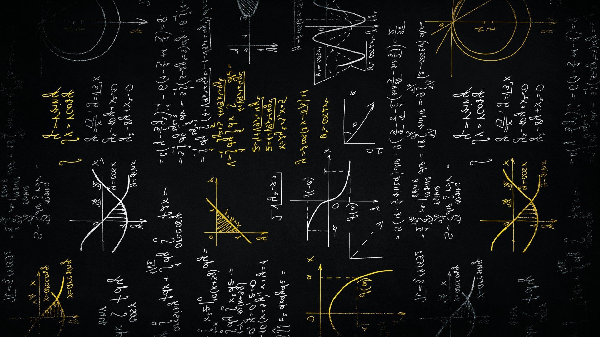 1920x1080 HD Wallpaper: Tech Infused Physics & Chemistry Equationsx1080