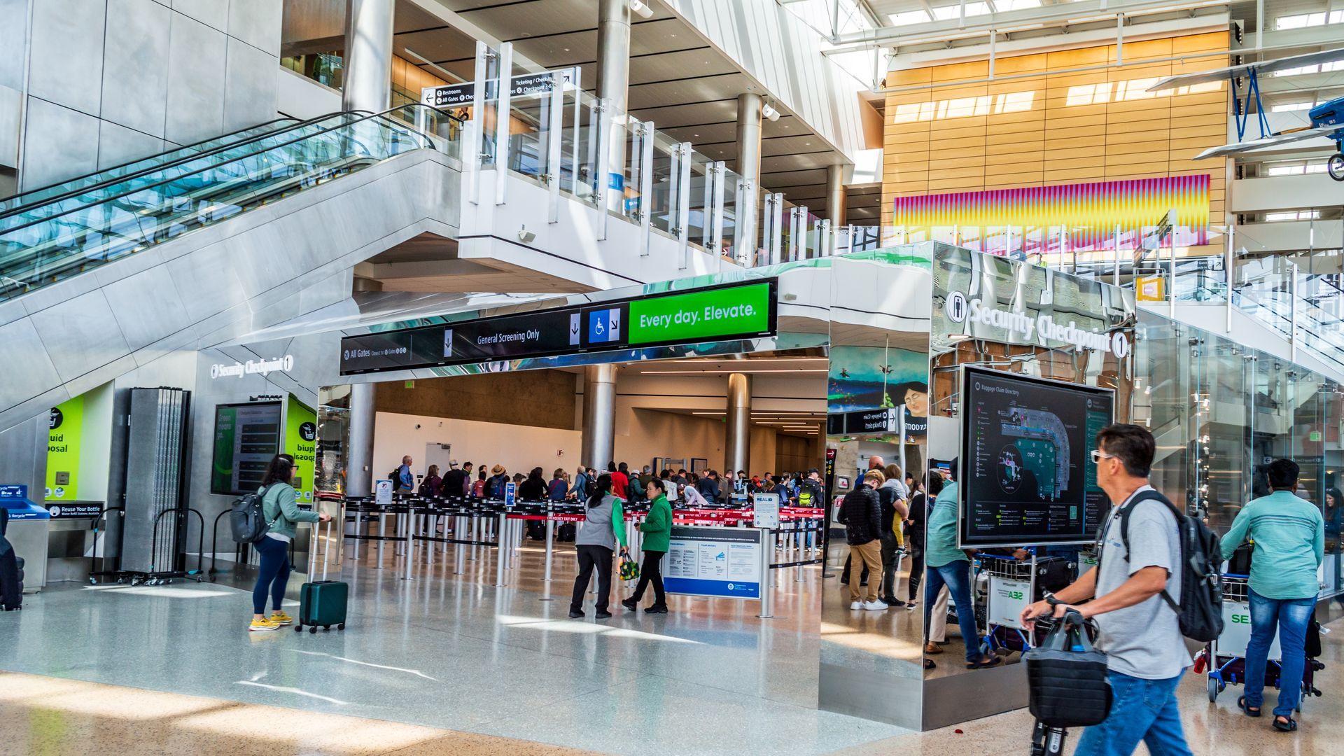1920x1080 Travelers At Sea Tac Airport Can Now Keep Shoes On Through Security