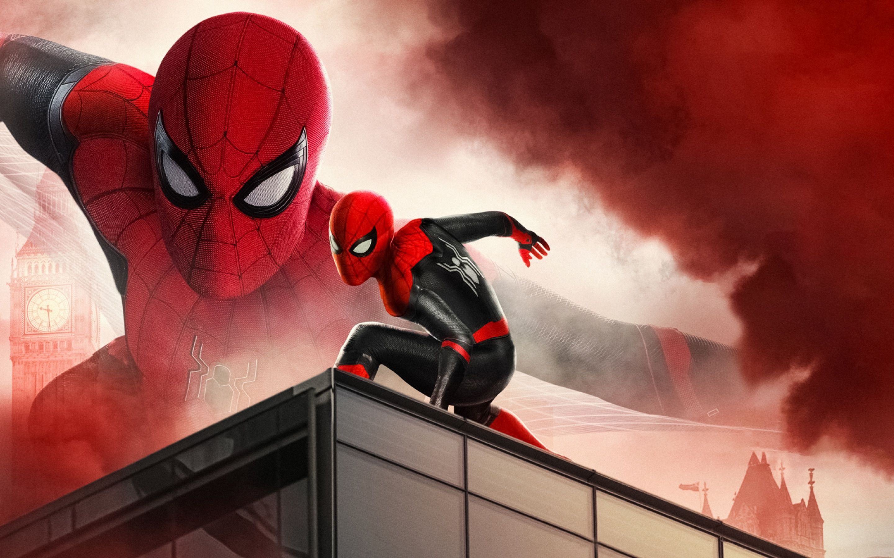2880x1800 Spider Man: Far From Home Wallpaper 4K, Red, Spiderman
