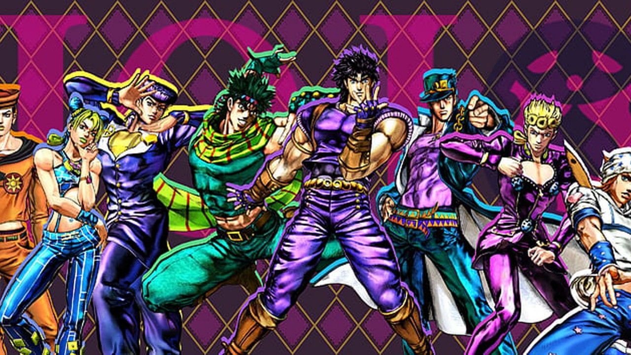 1280x720 Jotaro Kujo Dio Brando Joseph Joestar Jonathan Joestar Giorno Giovanna HD JoJo's Bizarre Adventure Wallpaper