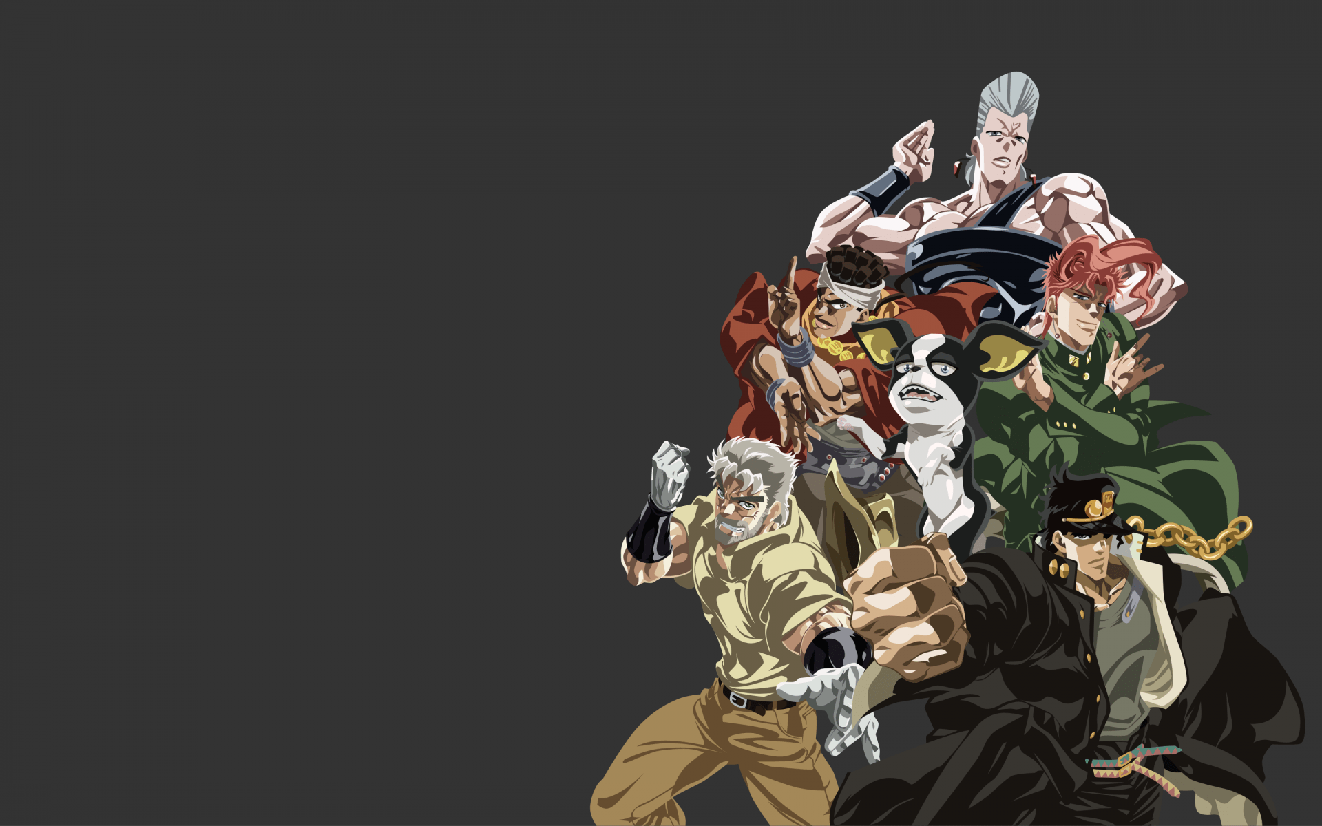 1920x1200 JoJo's Bizarre Adventure Stardust Crusaders 4K Wallpaper