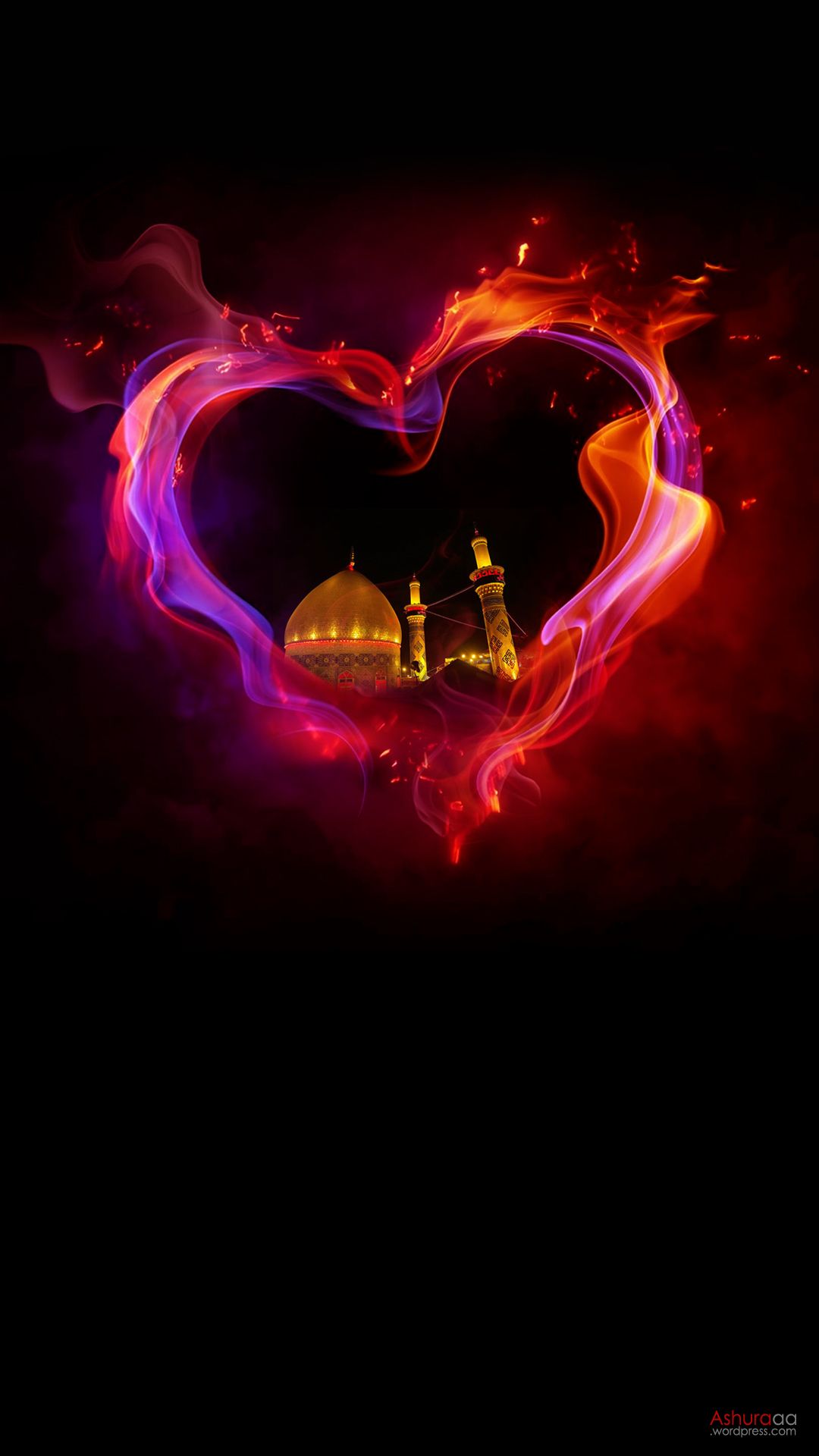 1080x1920 imam hussain wallpaper